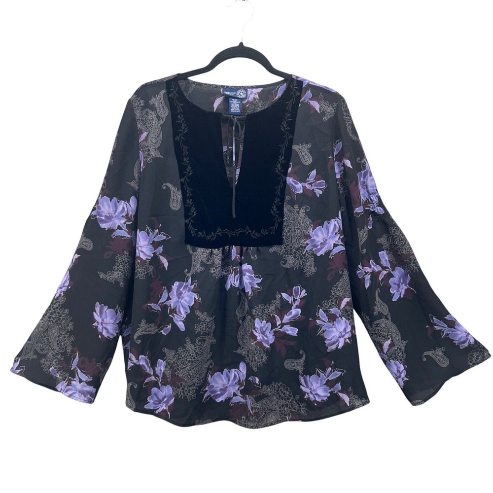 Whimsigoth Blouse Black 18‎